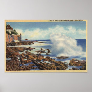 View of a Typical Shoreline Poster