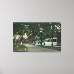 View of a US Military Camp Canvas Print