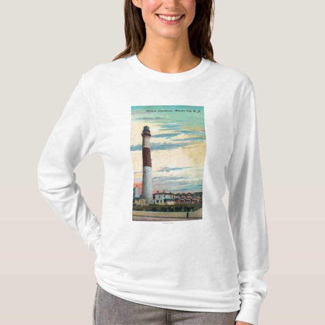 View of Absecon LighthouseAtlantic City, NJ T-Shirt (Front)