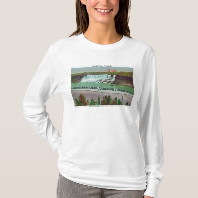 View of American Falls & Coast T-Shirt (Front)