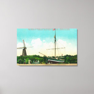 View of Amundsen's Arctic Sloop Canvas Print