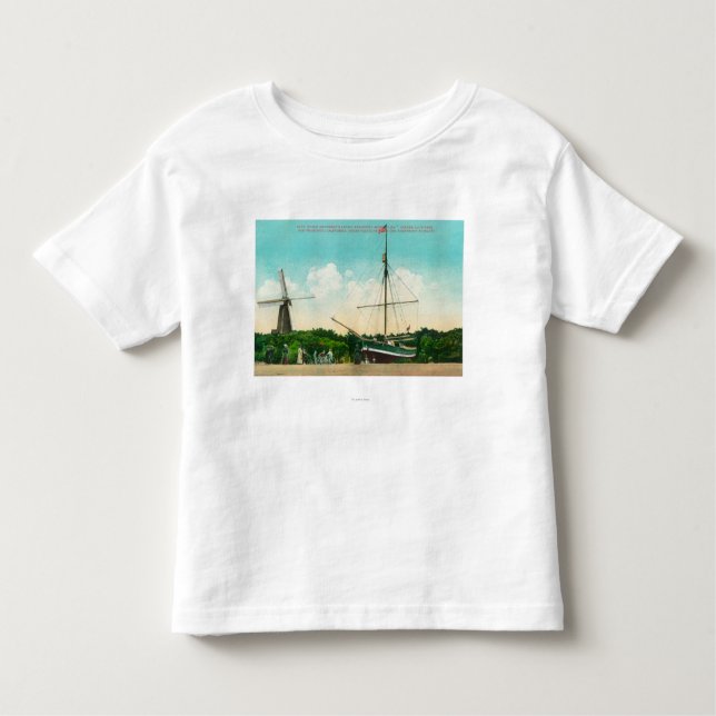 View of Amundsen's Arctic Sloop Toddler T-Shirt (Front)