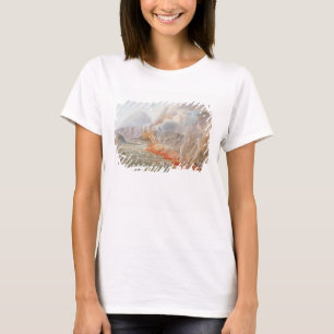 View of an eruption of Mt. Vesuvius which began on T-Shirt