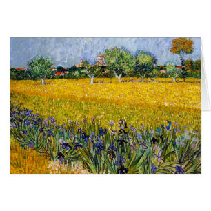 View of Arles with Irises Vincent van Gogh paint