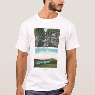 View of Ausable Chasm and Saranac Lake T-Shirt