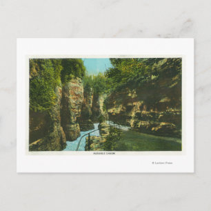 View of Ausable Chasm Postcard