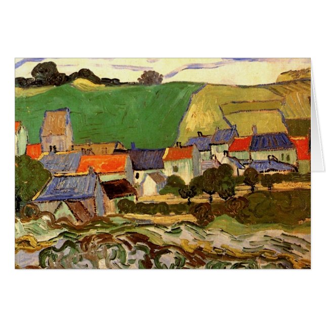 View of Auvers Vincent van Gogh (Front Horizontal)