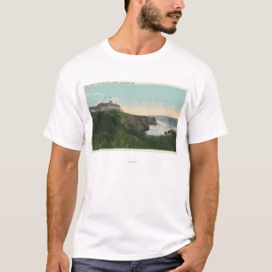 View of Bald Head Cliff & Exterior of Cliff Hous T-Shirt