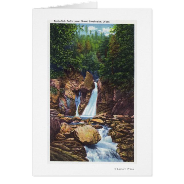 View of Bash-Bish Falls near Great Barrington (Front)