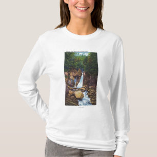 View of Bash-Bish Falls near Great Barrington T-Shirt
