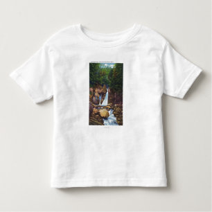 View of Bash-Bish Falls near Great Barrington Toddler T-Shirt