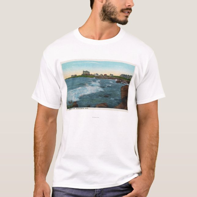 View of Bass Rocks Surf T-Shirt (Front)