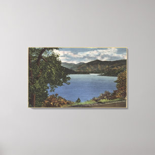 View of Beautiful Shasta Lake Canvas Print