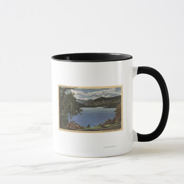 View of Beautiful Shasta Lake Mug (Right)