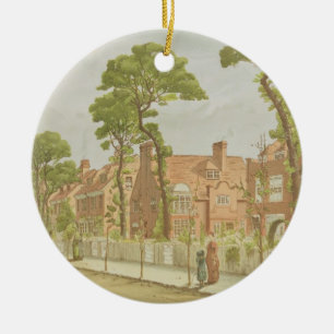 View of Bedford Park, 1882 (colour litho) Ceramic Tree Decoration