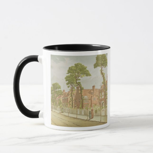 View of Bedford Park, 1882 (colour litho) Mug (Left)