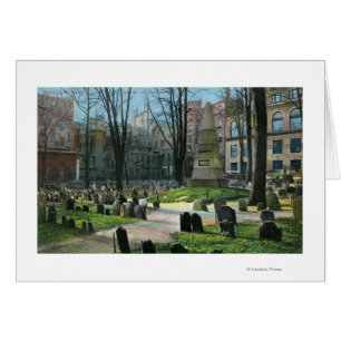 View of Ben Franklin's Tombstone