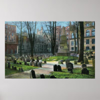 View of Ben Franklin's Tombstone