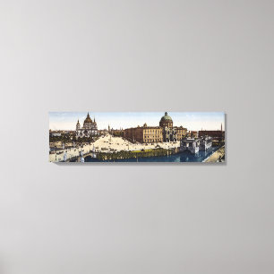 View of Berlin at the turn of the century Canvas Print