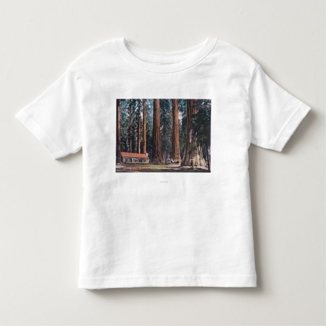 View of Big Trees in Mariposa Grove Toddler T-Shirt (Front)