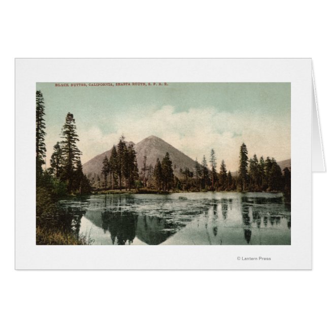 View of Black Buttes Along Shasta Route (Front Horizontal)