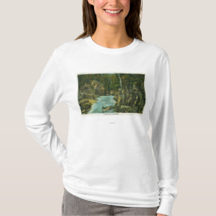 View of Boat Looking up the Rapids T-Shirt