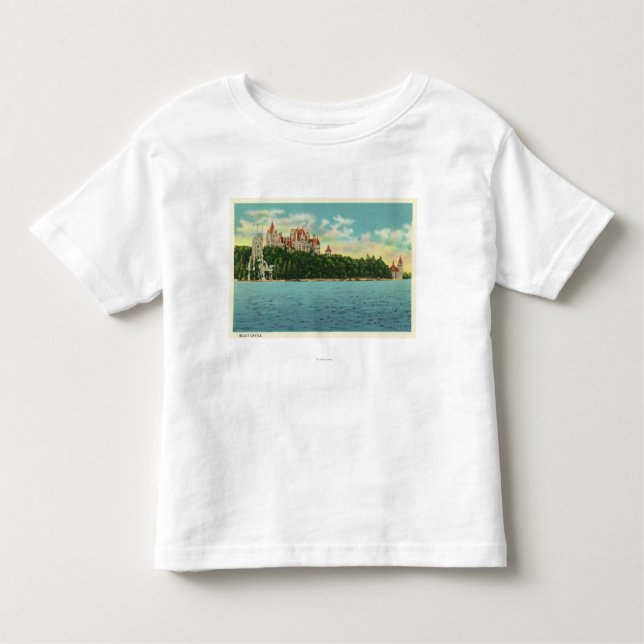 View of Boldt Castle Toddler T-Shirt (Front)
