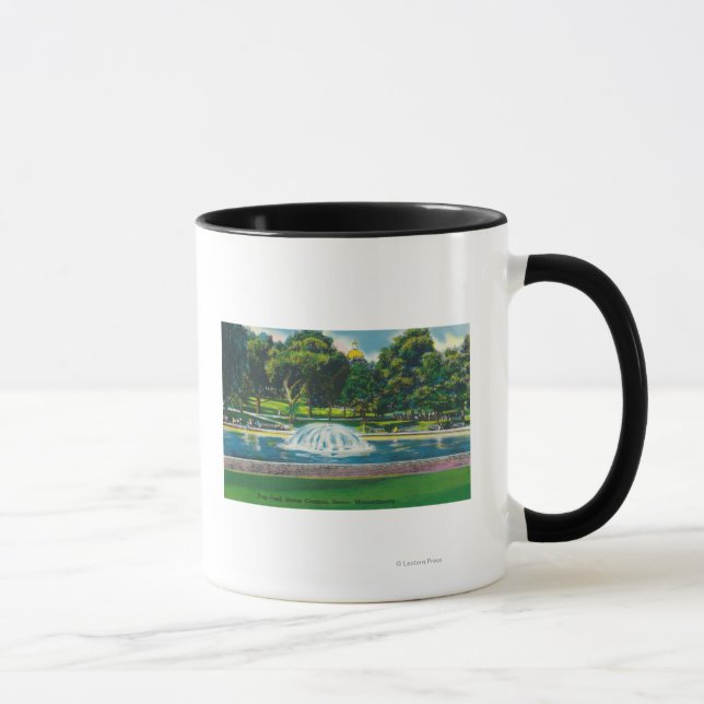View of Boston Common Frog Pond Mug (Right)