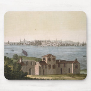 View of Boston, from 'Le Costume Ancien et Moderne Mouse Pad
