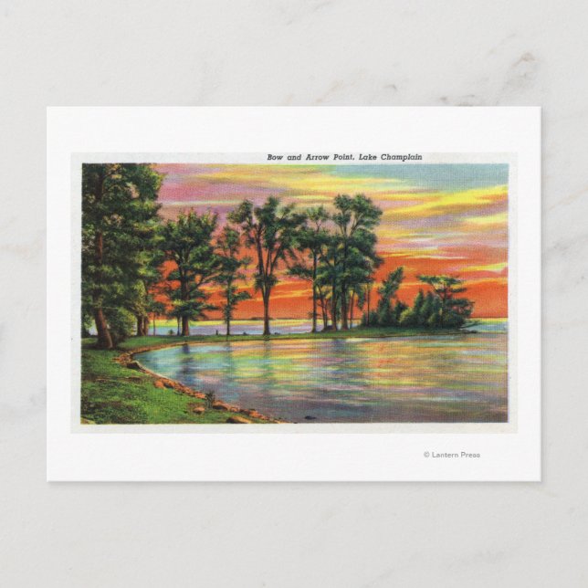 View of Bow and Arrow Point Postcard (Front)