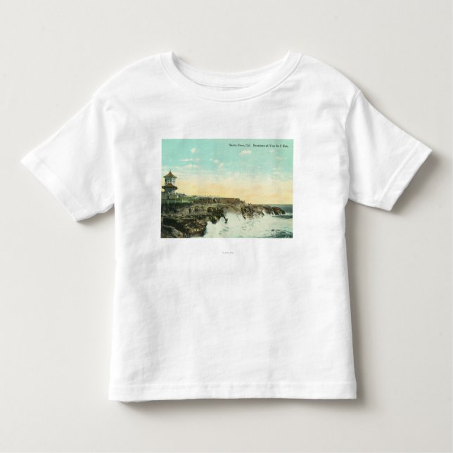 View of Breakers at Vue de l'EauSanta Cruz, CA Toddler T-Shirt (Front)