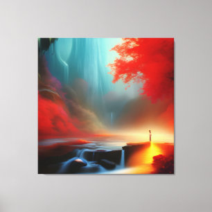 View of breathtaking beauty canvas print