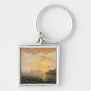View of Brest Harbour, 1796 Key Ring