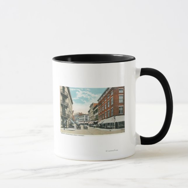 View of Broadway and Corner Strand Street Mug (Right)