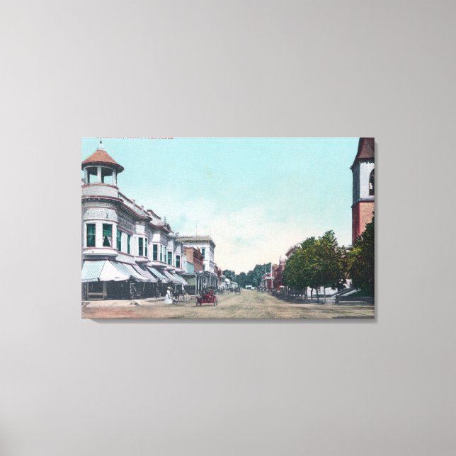 View of BroadwayChico, CA Canvas Print (Front)