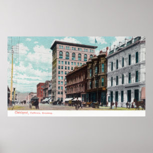 View of BroadwayOakland, CA Poster