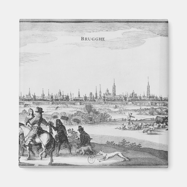 View of Bruges Magnet (Front)