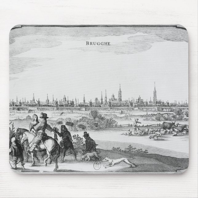 View of Bruges Mouse Pad (Front)