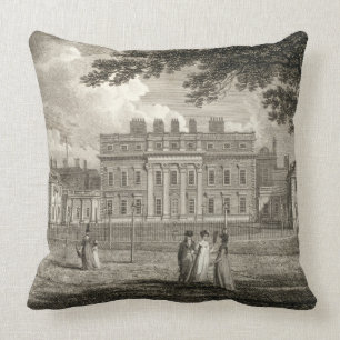 View of Buckingham House, engraved by W. Knight, p Cushion