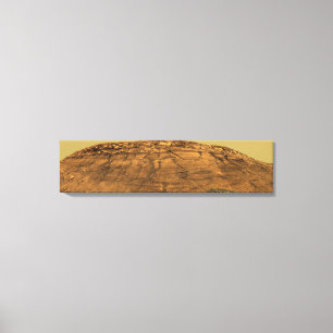 View of Burns Cliff on Mars Canvas Print