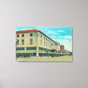 View of Business Block on Idaho Street Canvas Print