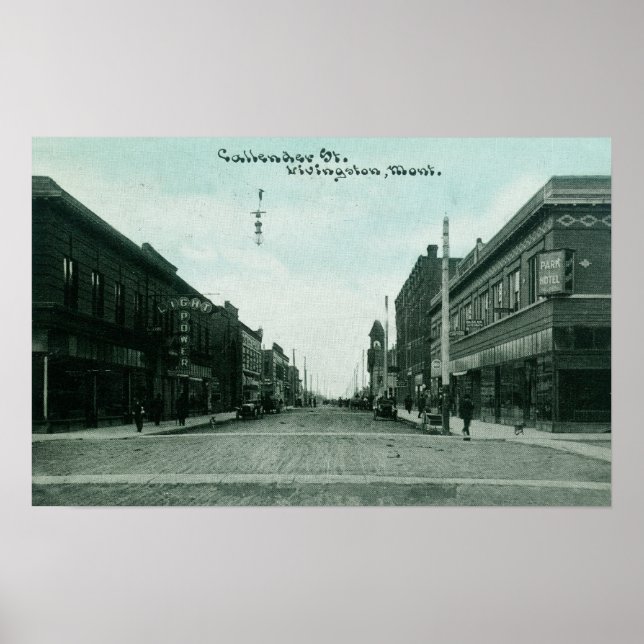View of Callender StreetLivingston, MT Poster (Front)