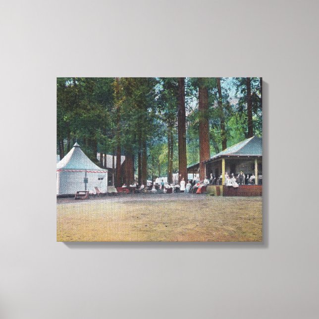 View of Camp CurryYosemite Nat'l Park, CA Canvas Print (Front)