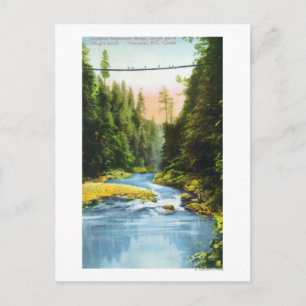 View of Capilano Suspension Bridge # 2 Postcard