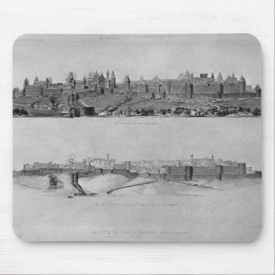 View of Carcassonne from the west side Mouse Pad