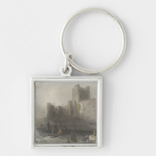 View of Carrifergus Castle Key Ring