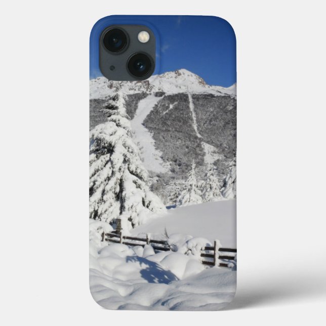 View Of Catedral Ski Resort In Bariloche Case-Mate iPhone Case (Back)