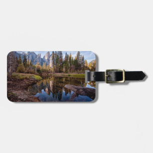 View of Cathedral Peaks Luggage Tag