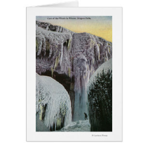 View of Cave of the Winds in Winter