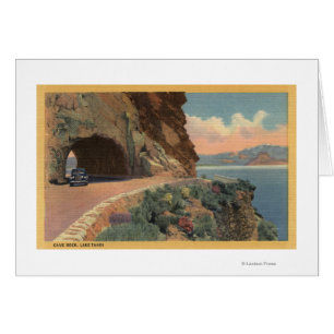 View of Cave Rock Tunnel from Hwy